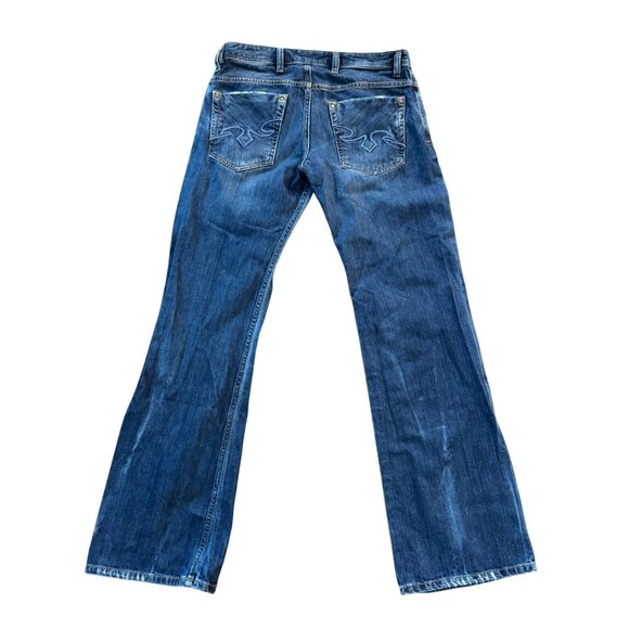 Diesel Zaghor Denim Jeans Mens W29 Blue Straight-Leg Button-Fly Casual Tunisia - Picture 2 of 8